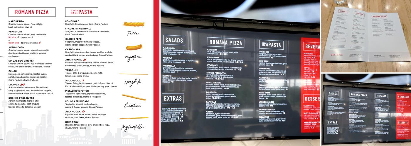 Levetto Menu