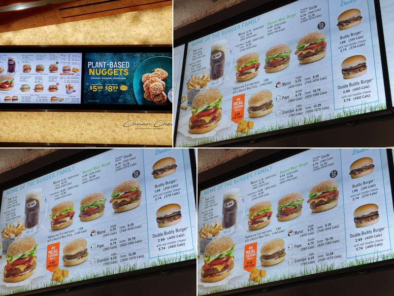 A&W Canada Menu