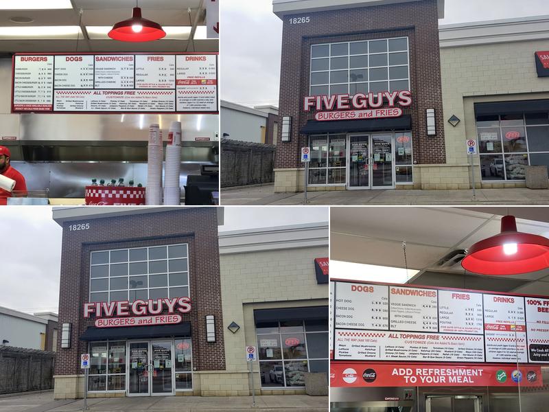 Five Guys Menu