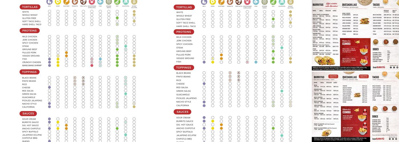 barBURRITO Menu