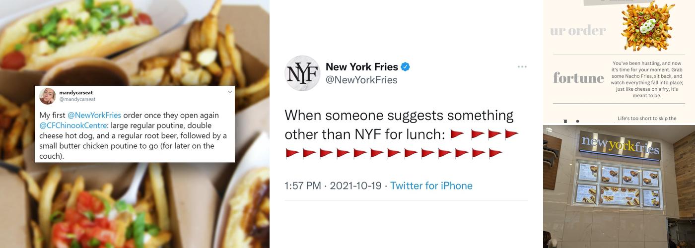 New York Fries Upper Canada Mall Menu