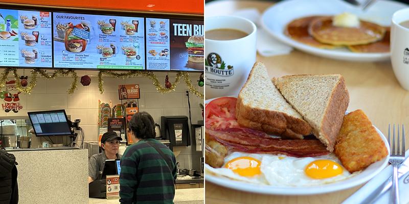 A&W Canada Menu
