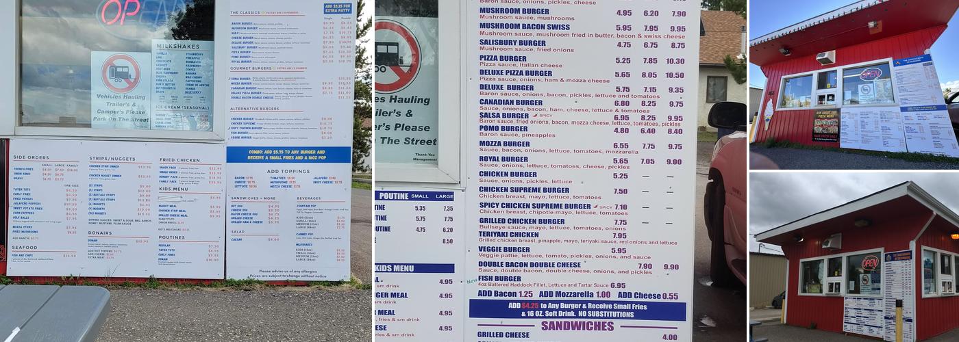 Burger Baron Menu