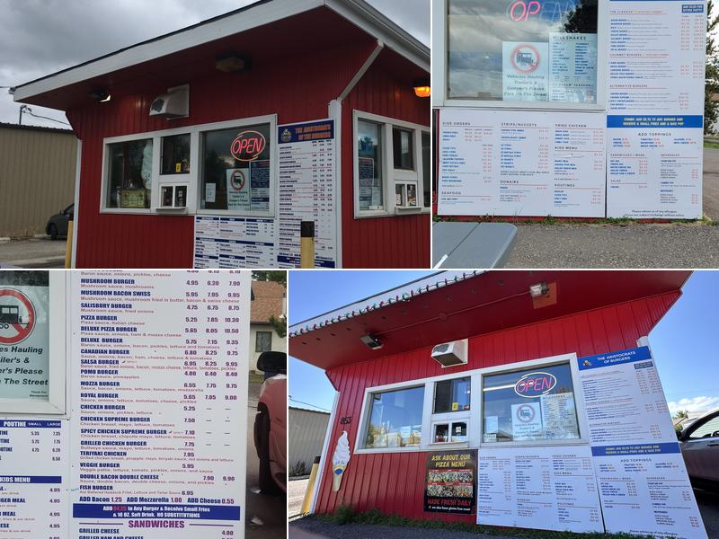 Burger Baron Menu