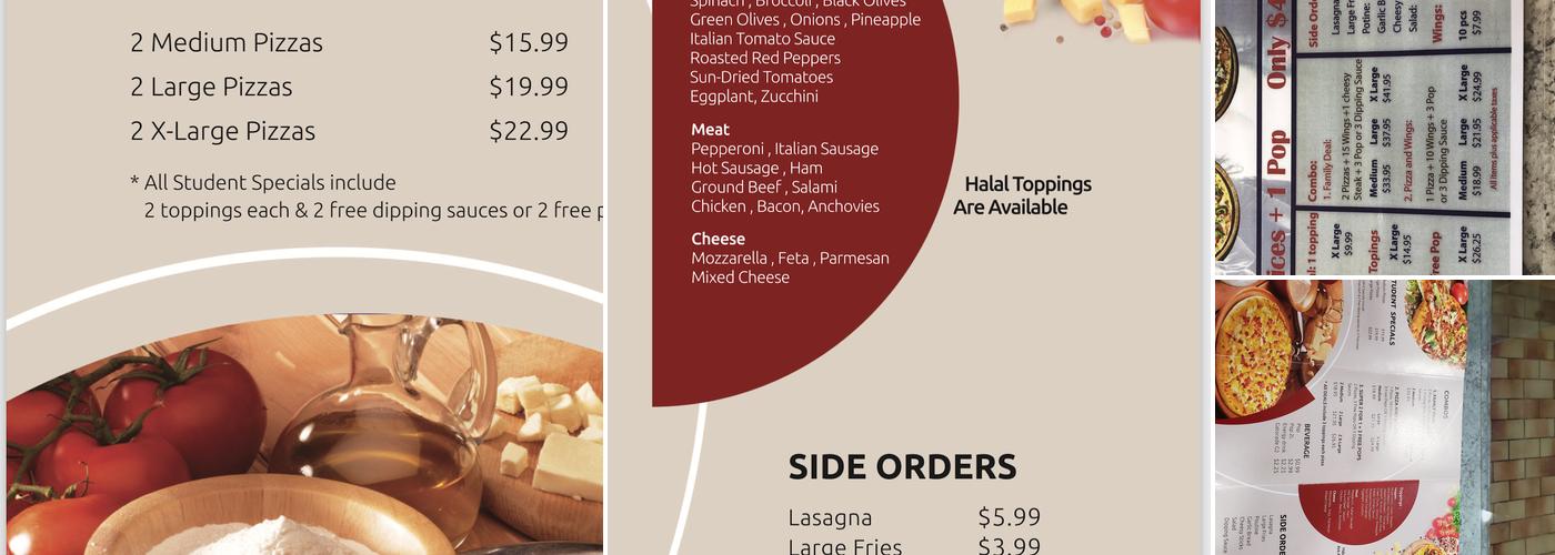 Venice Pizza & Wings Menu