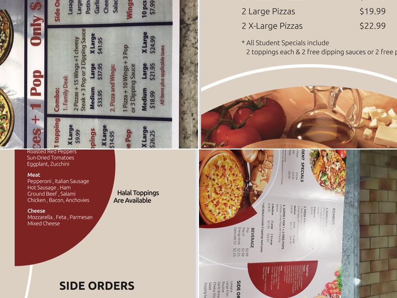 Venice Pizza & Wings Menu