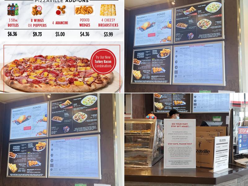 Pizzaville Menu