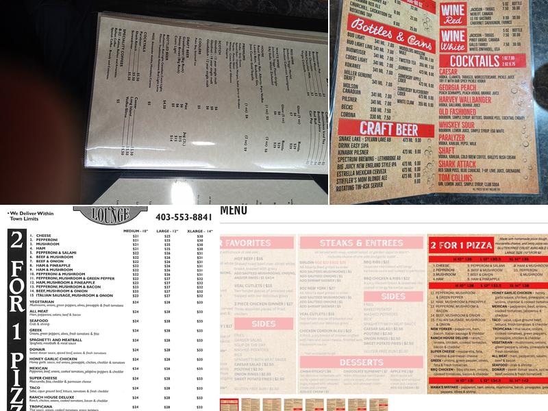 MacLeod's Restaurant & Lounge Menu