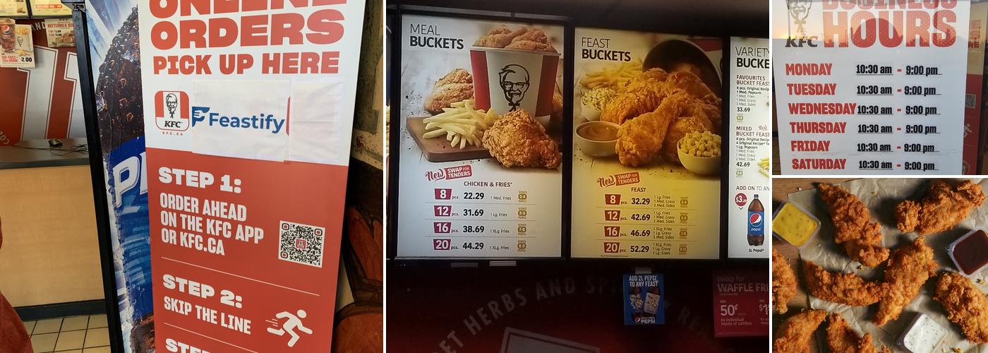 KFC Menu