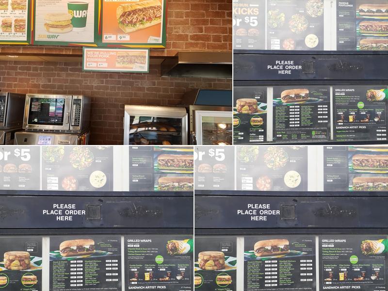 Subway Menu