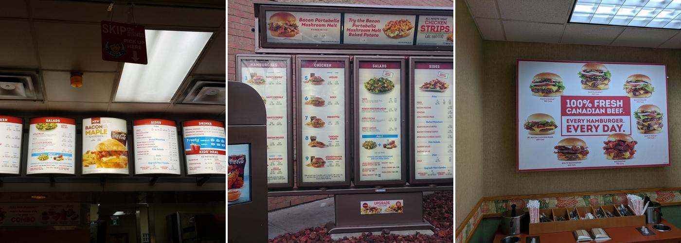 Wendy's Menu