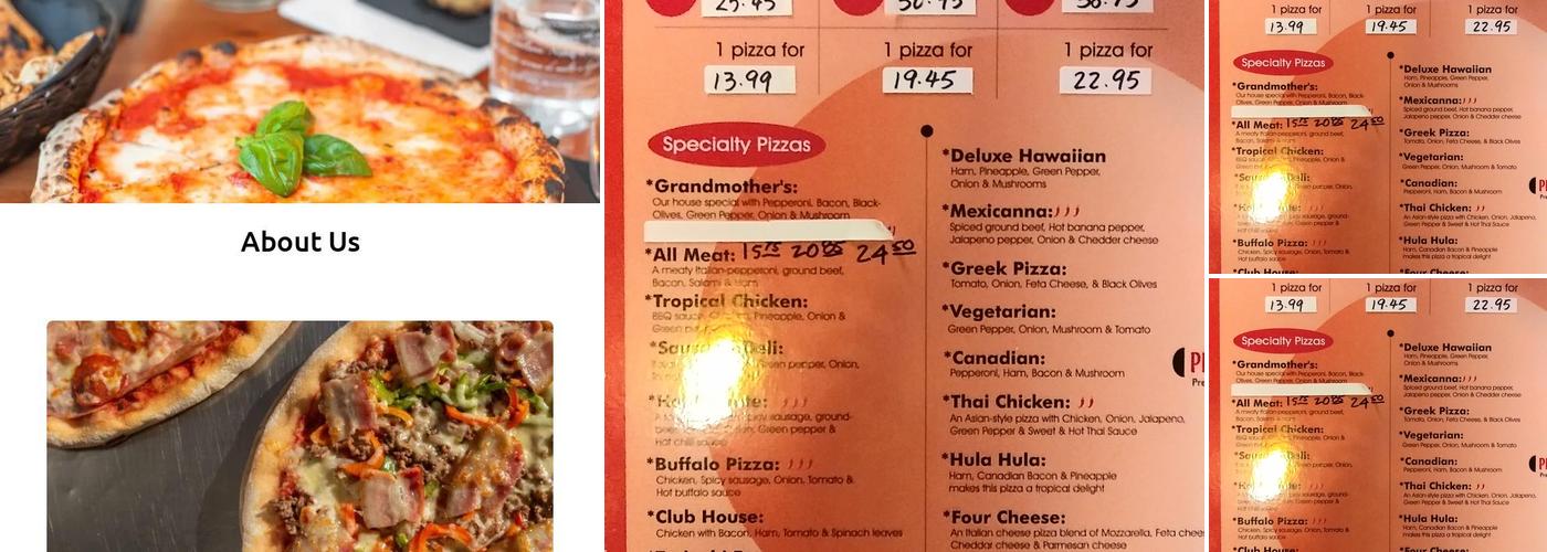 Mother's Pizza Menu