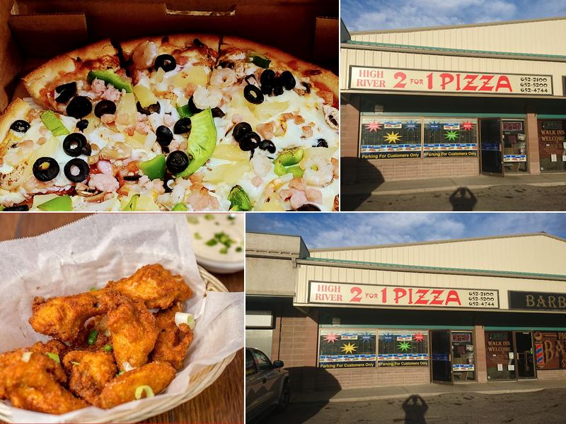 Riverside pizza 120 Centre St N #3, High River