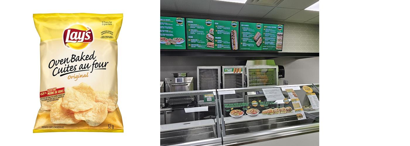 Subway Menu