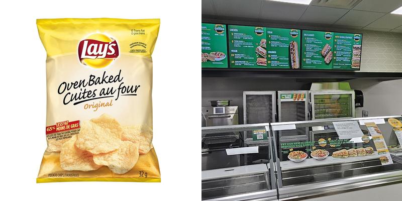 Subway Menu