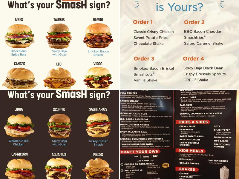 Smashburger Menu