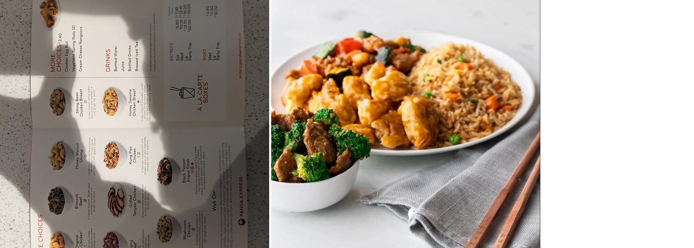 Panda Express Menu