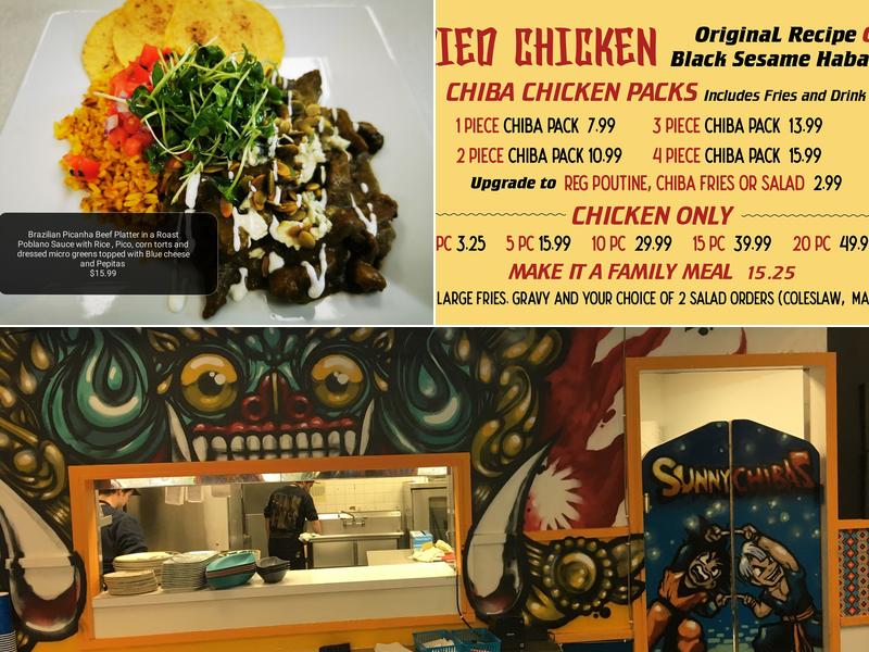 Sunny Chibas Fried Chicken Mexican Cantina Menu