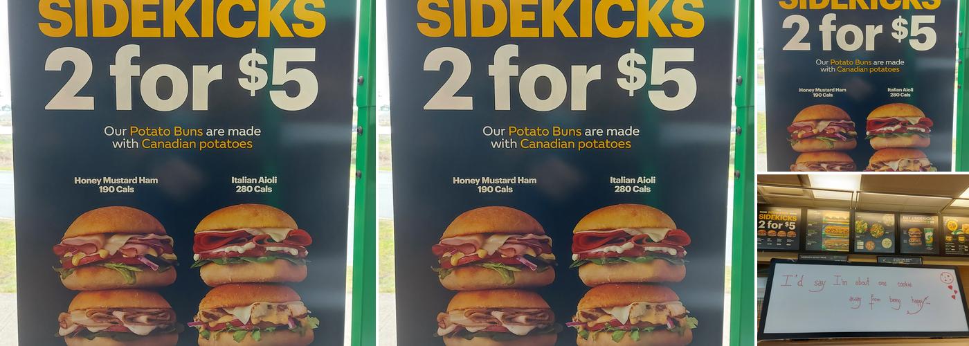 Subway Menu