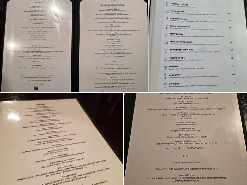 21 Steps Kitchen + Bar Menu