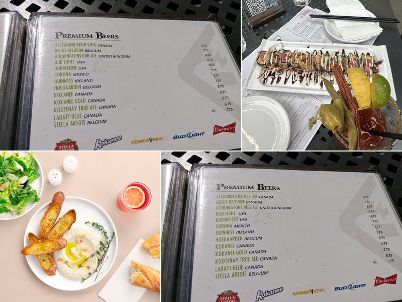 Garibaldi Lift Co. Bar & Grill Menu