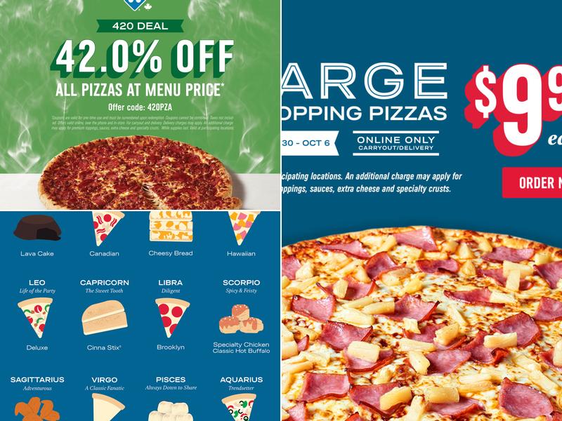 Domino's Pizza Menu