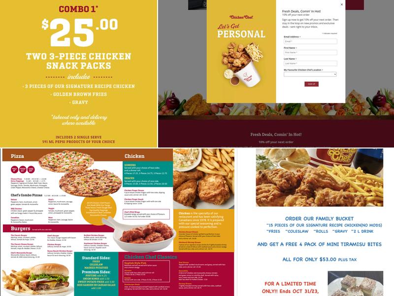 Chicken Chef Menu