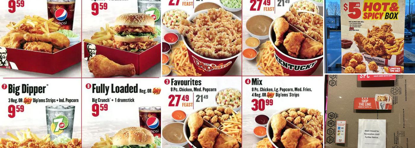 KFC Menu