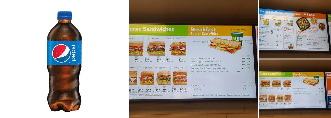 Subway Menu
