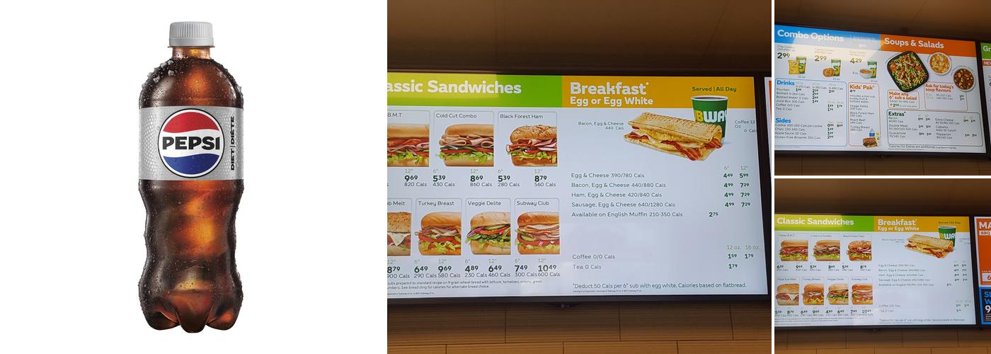 Subway Menu