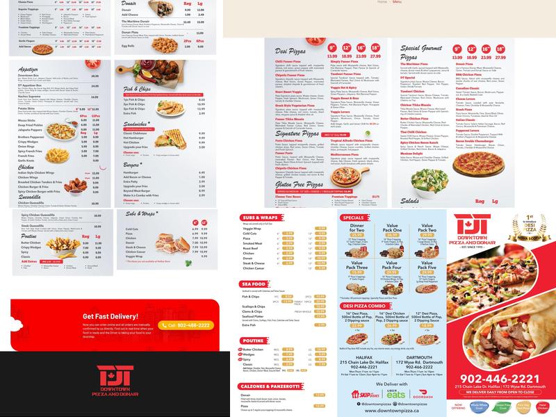 Downtown Pizza - Dartmouth Menu