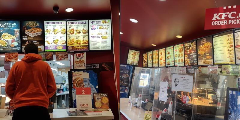 KFC Menu