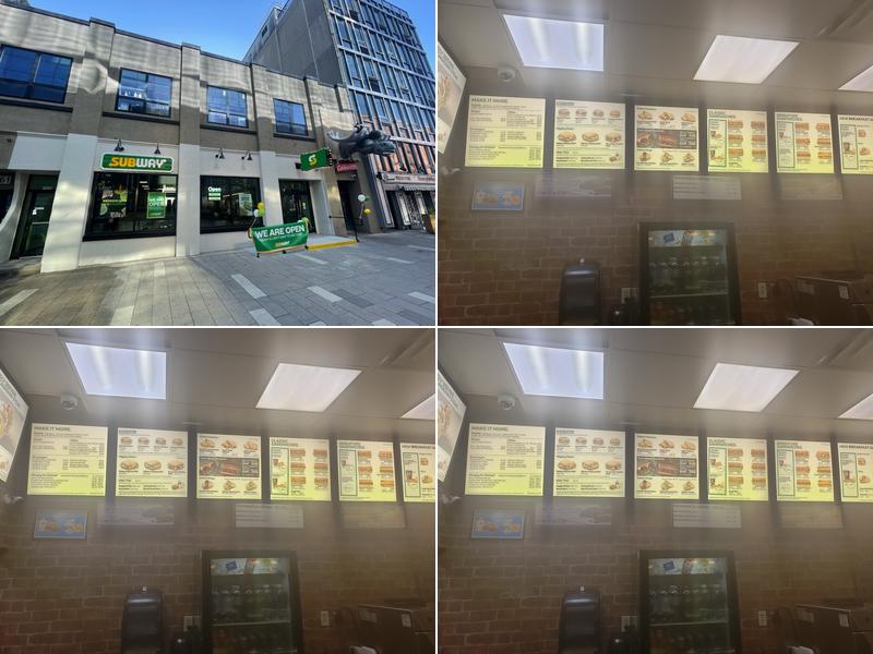 Subway Menu