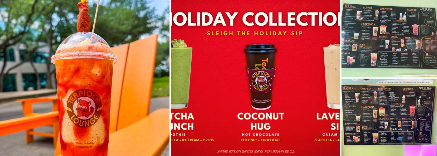 Teapioca Lounge Menu