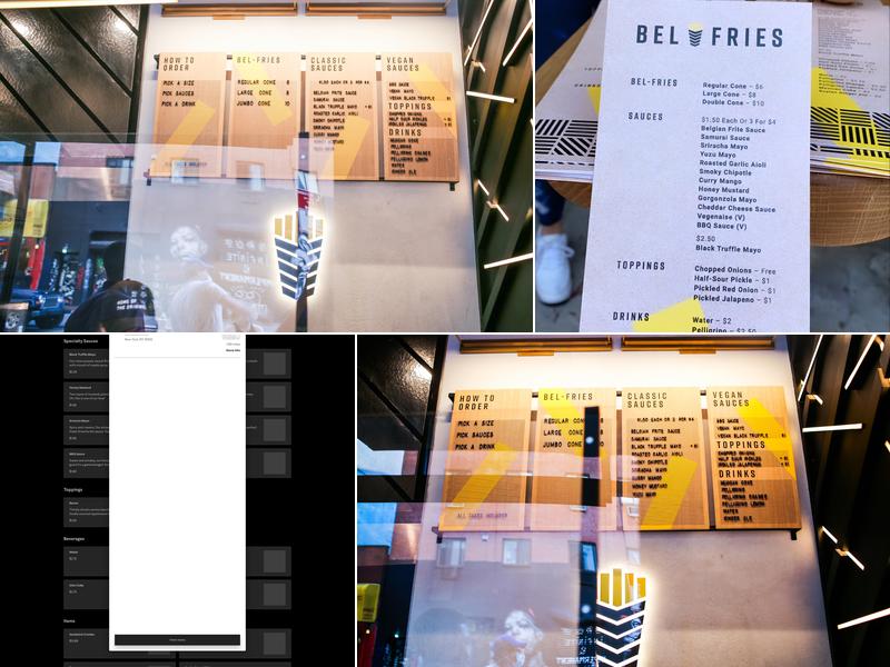 Bel-Fries Menu