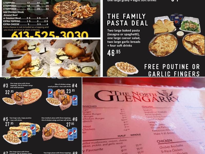The North Glengarry Menu