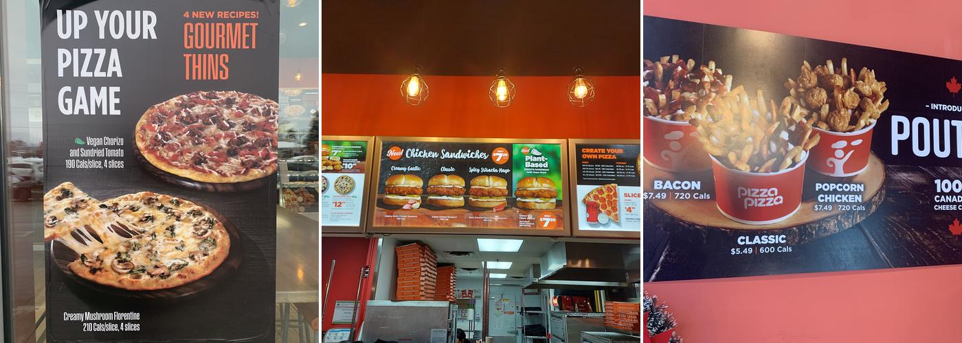 Pizza Pizza Menu
