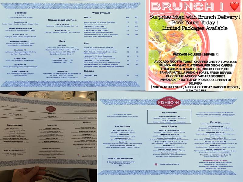 Fishbone Kitchen + Bar Menu