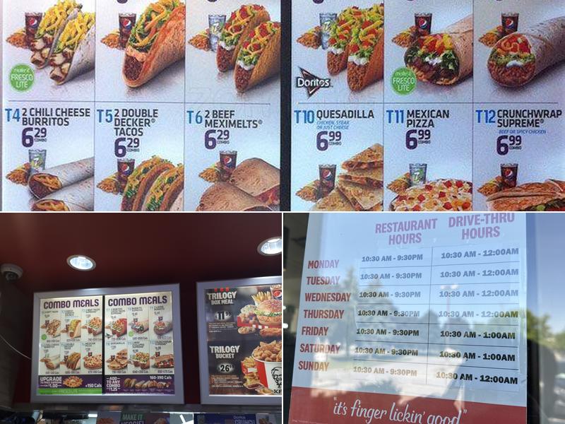 Taco Bell Menu
