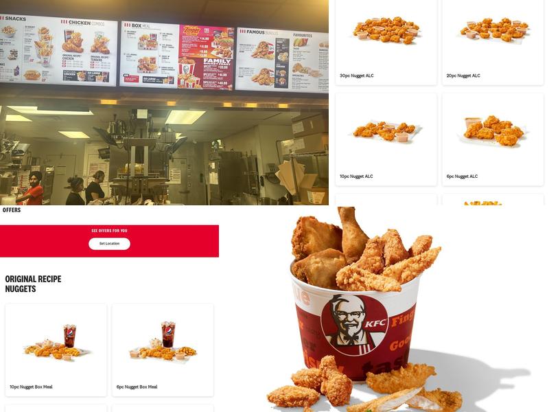 KFC Menu