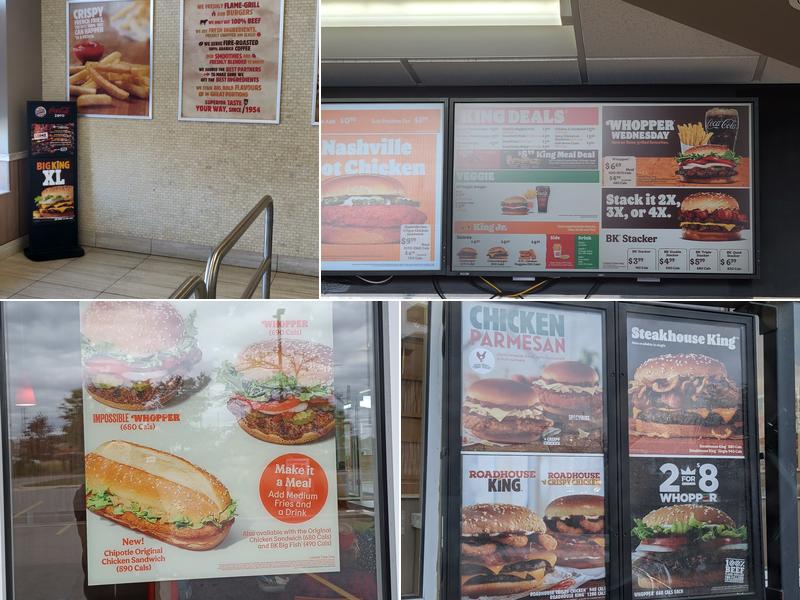 Burger King Menu