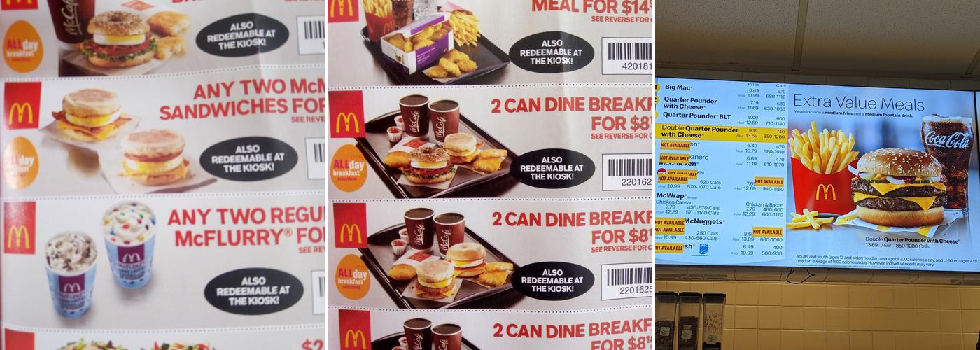 McDonald's Menu