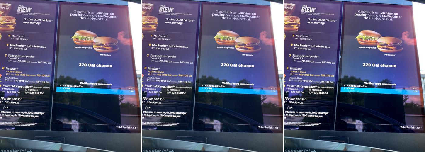 McDonald's Menu
