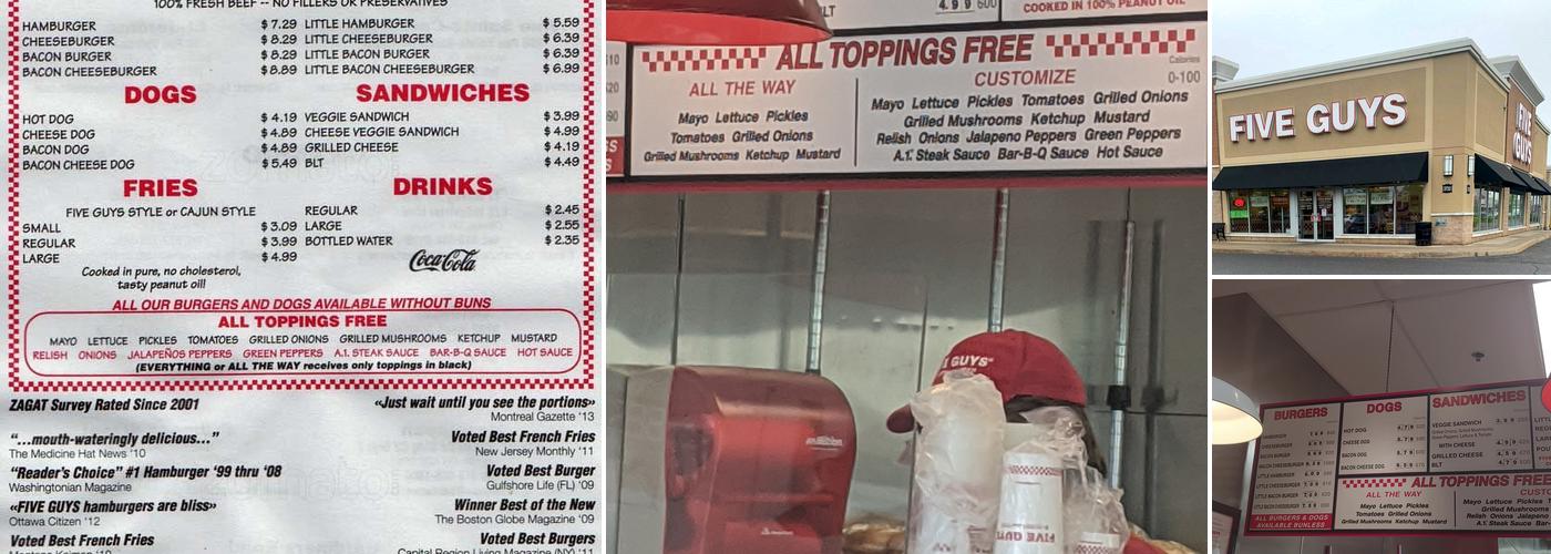 Five Guys Menu