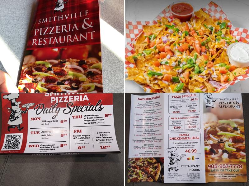 Smithville Pizzeria Menu