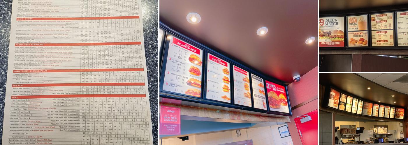 Arby's Menu