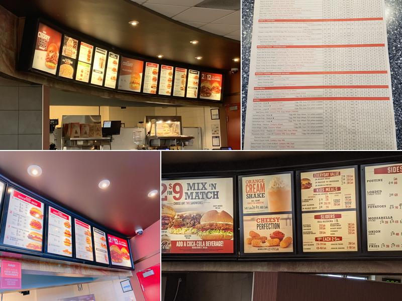 Arby's Menu