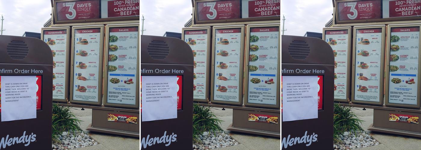 Wendy's Menu