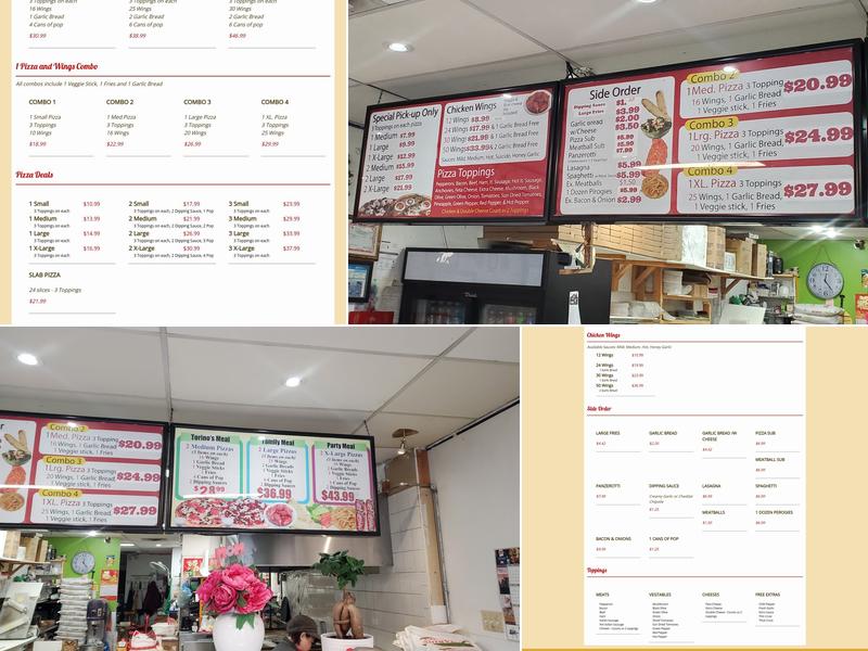 Super Torino's Pizza & Wings Menu