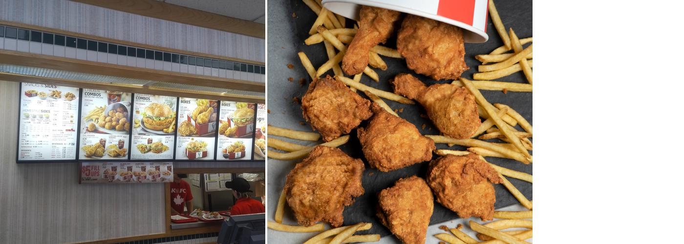 KFC Menu